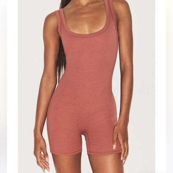 Skims cotton ribbed onesie - Picture 1 of 5